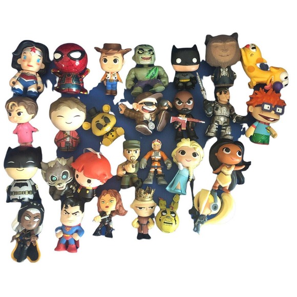 27 LOOSE FUNKO KiDrobot Misc Toy LOT Woody Wonder Woman...